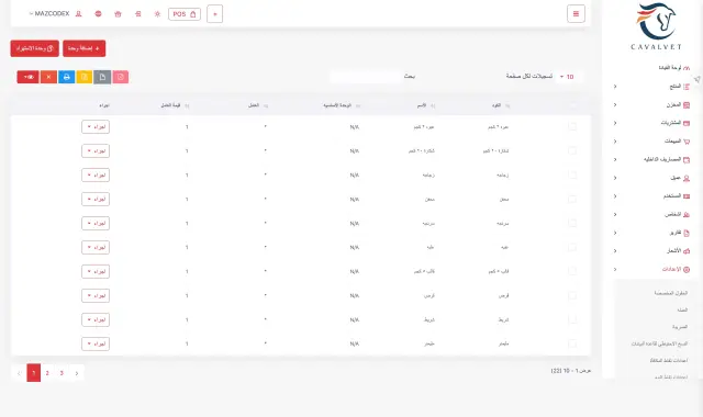 Cavalvet - System screenshot 9 | MAZCODEX portfolio