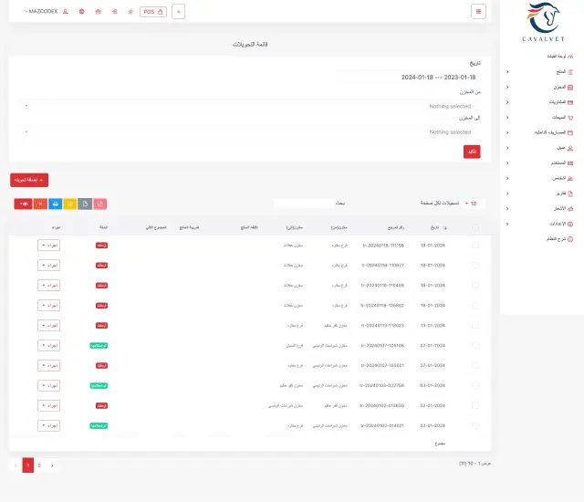 Cavalvet - System screenshot 13 | MAZCODEX portfolio