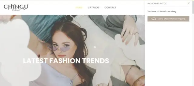 Chingu Fashion - Website design 4 | MAZCODEX portfolio