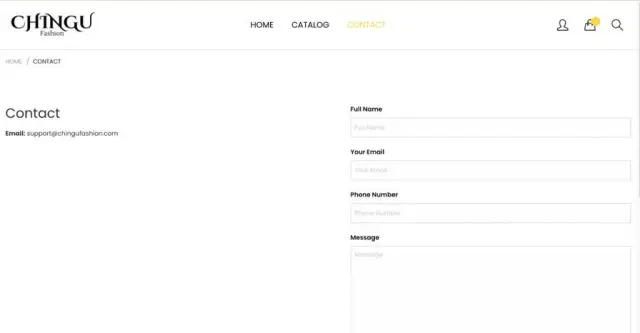 Chingu Fashion - Website design 6 | MAZCODEX portfolio