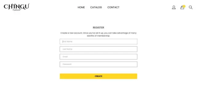 Chingu Fashion - Website design 9 | MAZCODEX portfolio