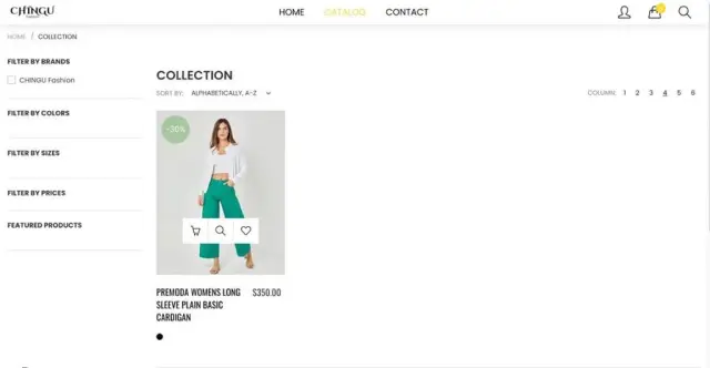 Chingu Fashion - Website design 10 | MAZCODEX portfolio