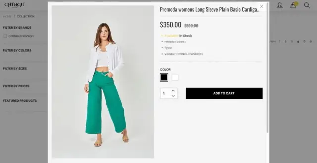 Chingu Fashion - Website design 11 | MAZCODEX portfolio