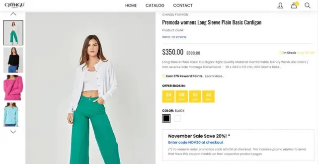 Chingu Fashion - Website design 13 | MAZCODEX portfolio