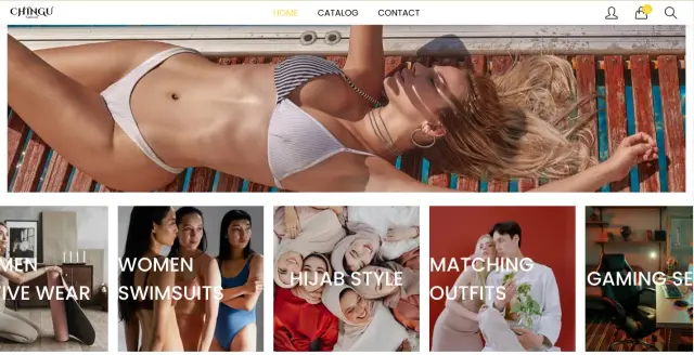 Chingu Fashion - Website design 20 | MAZCODEX portfolio